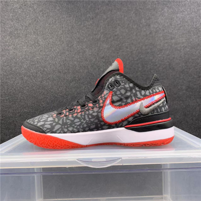 Men's Running Weapon LeBron James 20 Black/Red Shoes 095